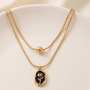 Rose ball locket