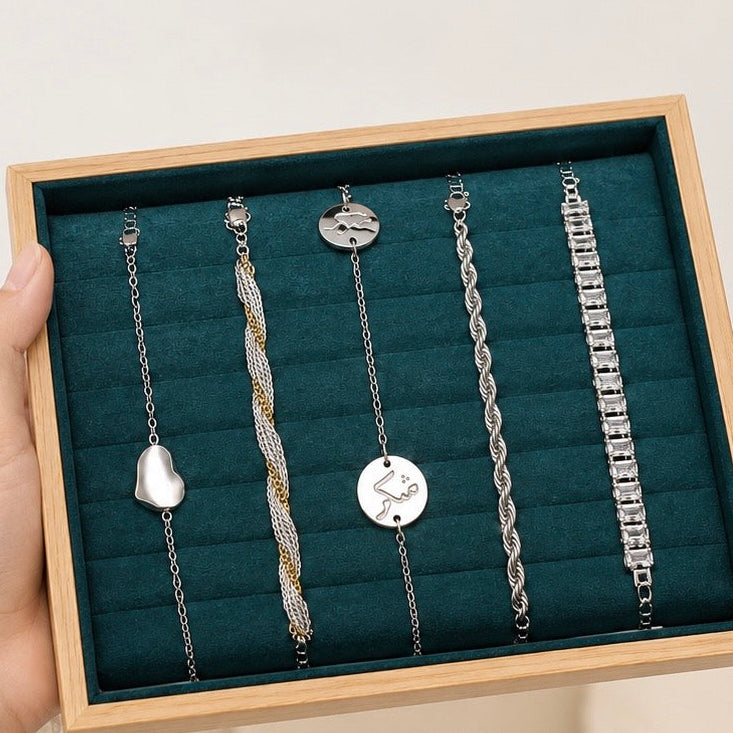 5 combo stainless steel pack (silver)