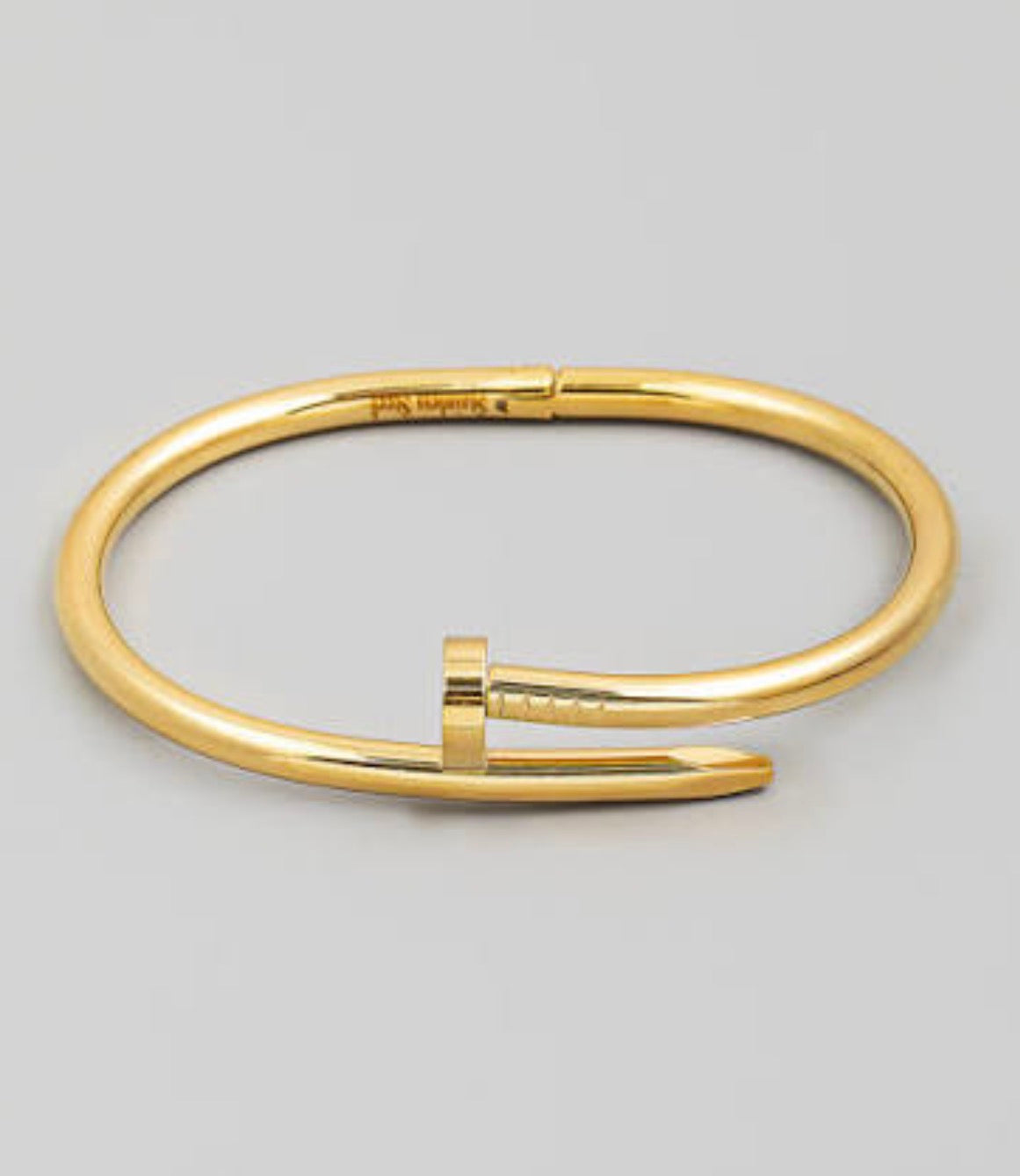 Nail Bangle Stainless Steel