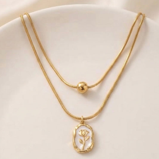 Rose ball locket