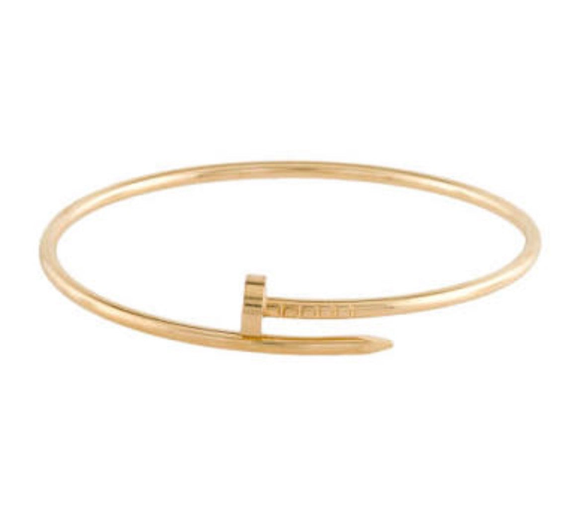 Nail Bangle Stainless Steel
