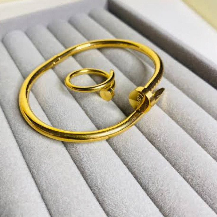 Nail Bangle + Ring Set