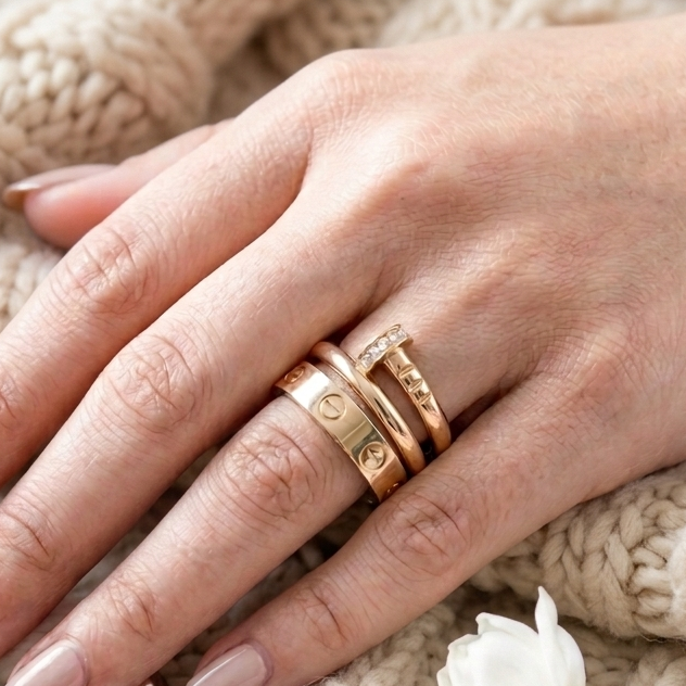 Nail & Cartier Ring