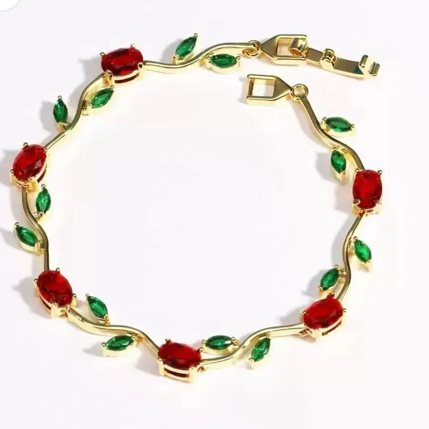 Diamond Tulip Bracelet
